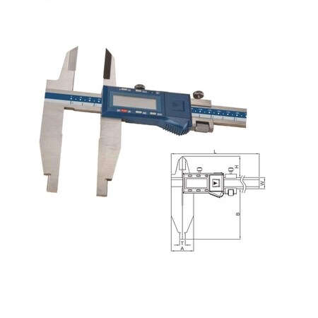 Hhip 0600mm024 Ip54 Digital Caliper With Upper Jaw 2710-1113